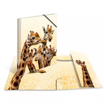 Verzamelmap HERMA Giraffe Friends polypropyleen A3