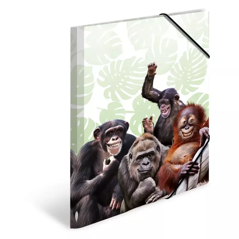 Verzamelmap HERMA Monkey Gang polypropyleen A3