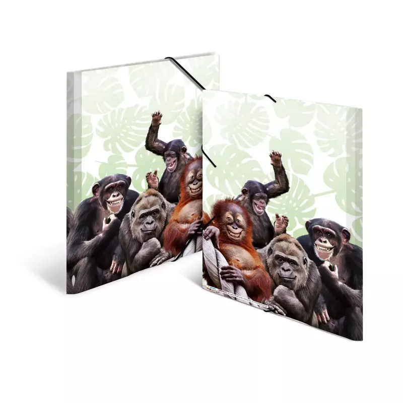 Verzamelmap HERMA Monkey Gang polypropyleen A3