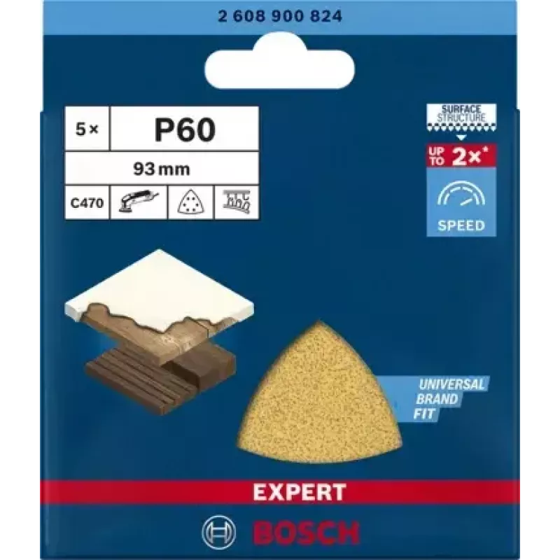 Bosch 2 608 900 824 rotatiegereedschap schuur-/schuuraccessoire hout schuurblad