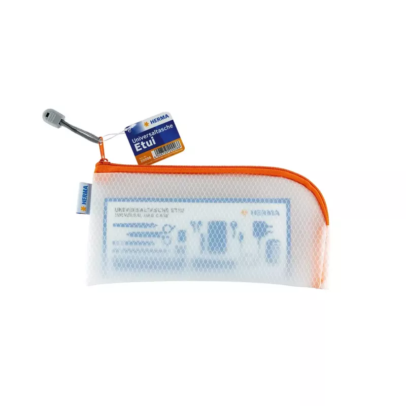 Etui HERMA 20006 Hard-EVA Oranje Transparant 110x230mm