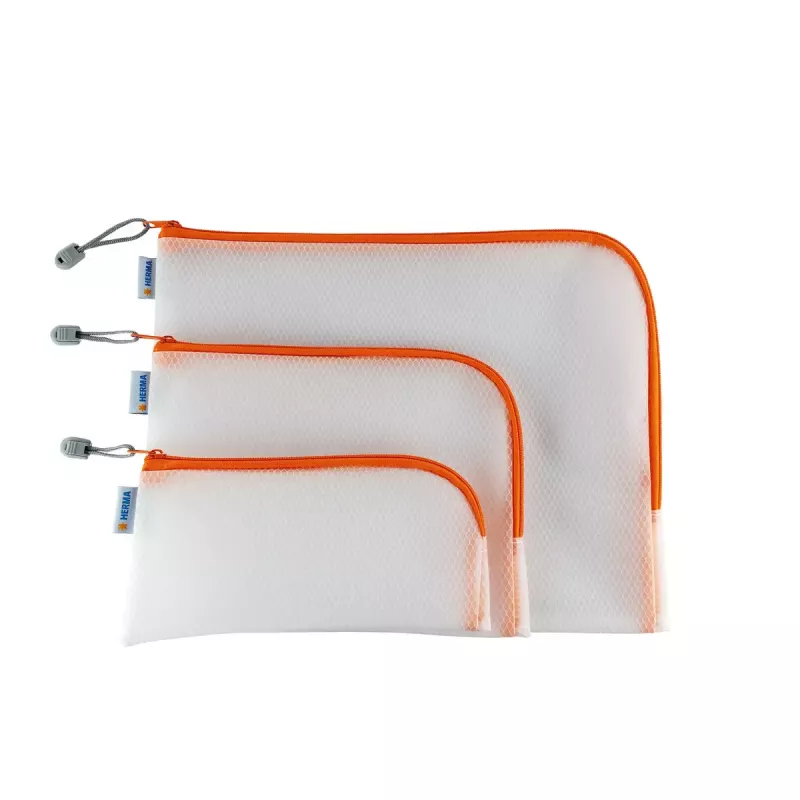 Etui HERMA 20006 Hard-EVA Oranje Transparant 110x230mm