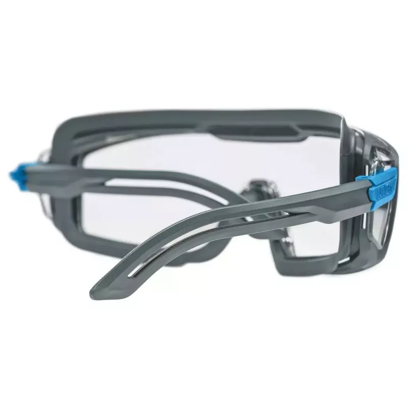 Veiligheidsbril Uvex i-guard polycarbonaat blauw grijs transparant