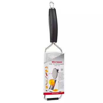 Vlakke rasp Westmark Technicus-Square, roestvrijstalen lemmetten, zwart kunststof handvat, 65×28×325 mm