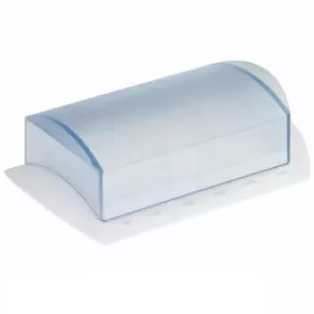 Boterdoos Westmark 21162270, polypropyleen (PP), rechthoekig, 157×110×55 mm, blauw/wit