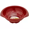 Keukenzeef Westmark 2424227R, kunststof, rond, 25 cm diameter, rood
