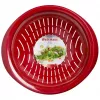 Keukenzeef Westmark 2424227R, kunststof, rond, 25 cm diameter, rood