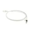ACT grijs 10m LSZH U/FTP CAT6A datacenter slimline patchkabel rastnasenvrij met RJ45-stekkers