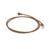 ACT Bruin 2 meter LSZH U/FTP CAT6A datacenter slimline-patchkabel rastnasvrij met RJ45-stekkers