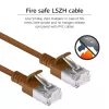 ACT Bruin 3 meter LSZH U/FTP CAT6A datacenter slimline-patchkabel met RJ45-stekkers