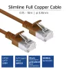 ACT Bruin 5 meter LSZH U/FTP CAT6A datacenter slimline-patchkabel met RJ45-stekkers