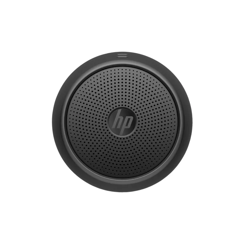 HP zwart Bluetooth Speaker 360, bedraad & draadloos, mono draagbare luidspreker, zwart, cilinder, knoppen, universeel