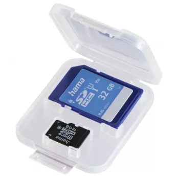 Hama DuoCase geheugenkaartetui 2 kaarten polypropyleen (PP) transparant