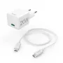 Hama 00201675 mobiele oplader headset, powerbank, smartphone, tablet wit AC snelladen binnen