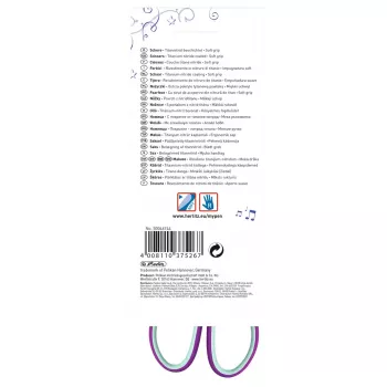 Losse pen Herlitz my.pen recht gesneden mint kleur paars
