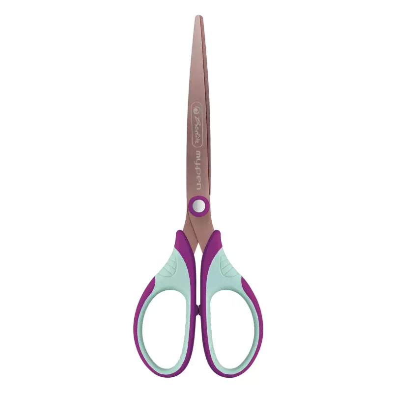 Enkele pen Herlitz my.pen Straight Cut munt paars