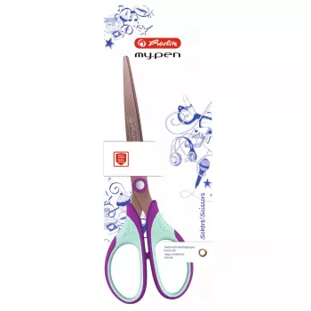 Losse pen Herlitz my.pen recht gesneden mint kleur paars