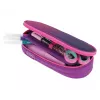 Etui Herlitz Dip Dye Soft polyester roze paars 215x95x60 mm
