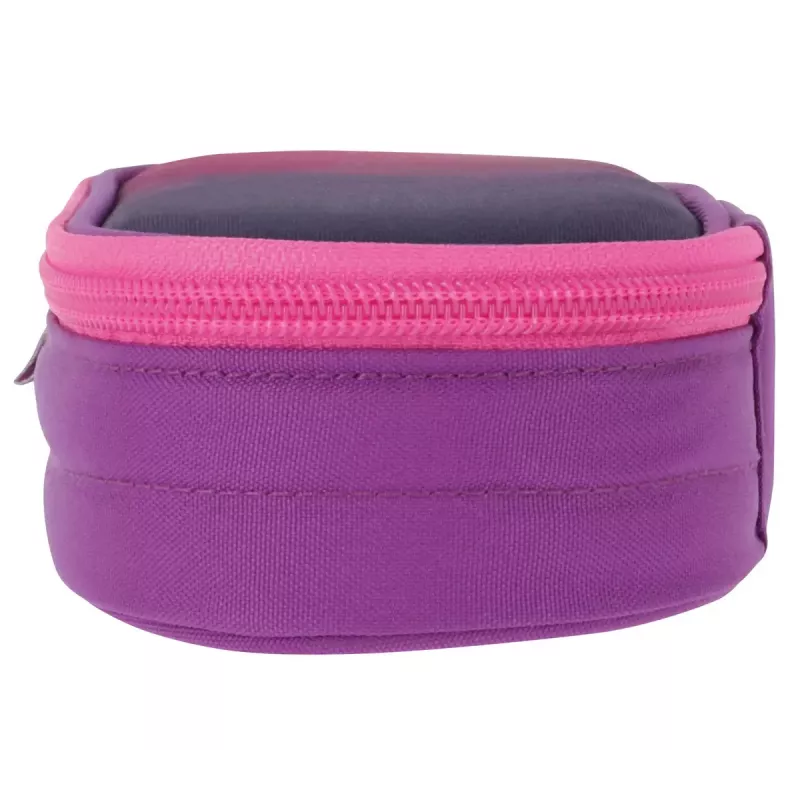 Etui Herlitz Dip Dye Soft polyester roze paars 215x95x60 mm