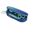 Herlitz Dip Dye Soft etui polyester blauw turquoise 215x95x60 mm