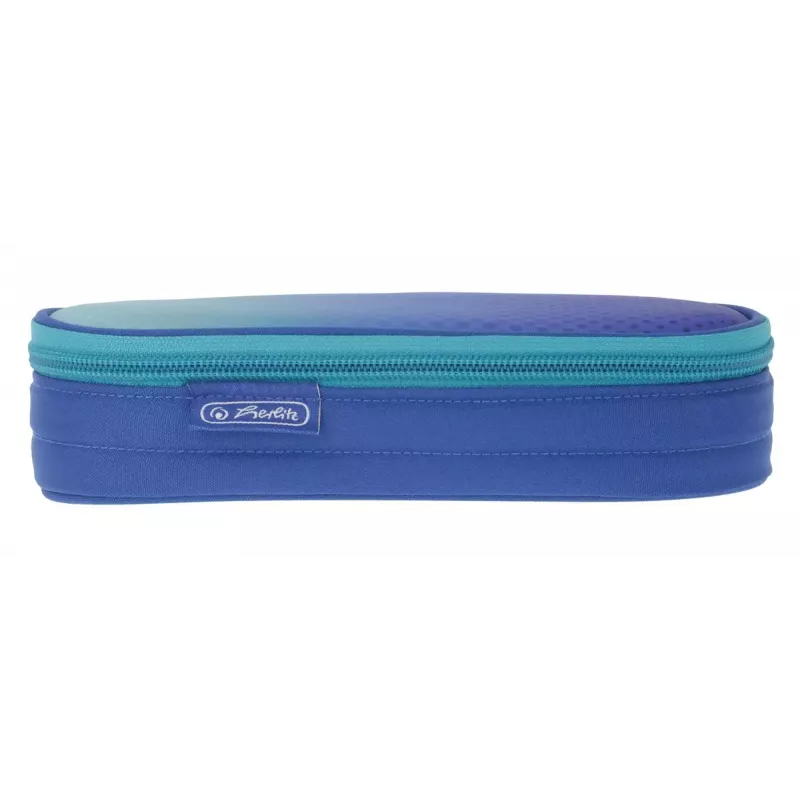 Herlitz Dip Dye Soft etui polyester blauw turquoise 215x95x60 mm
