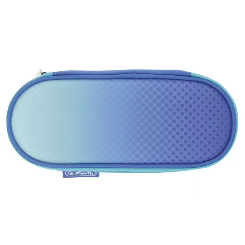 Herlitz Dip Dye Soft etui polyester blauw turquoise 215x95x60 mm