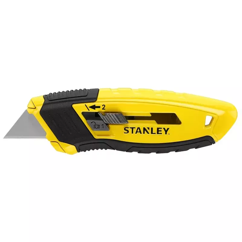 Universeel mes Stanley STHT10432-0 zwart geel mes met vast blad