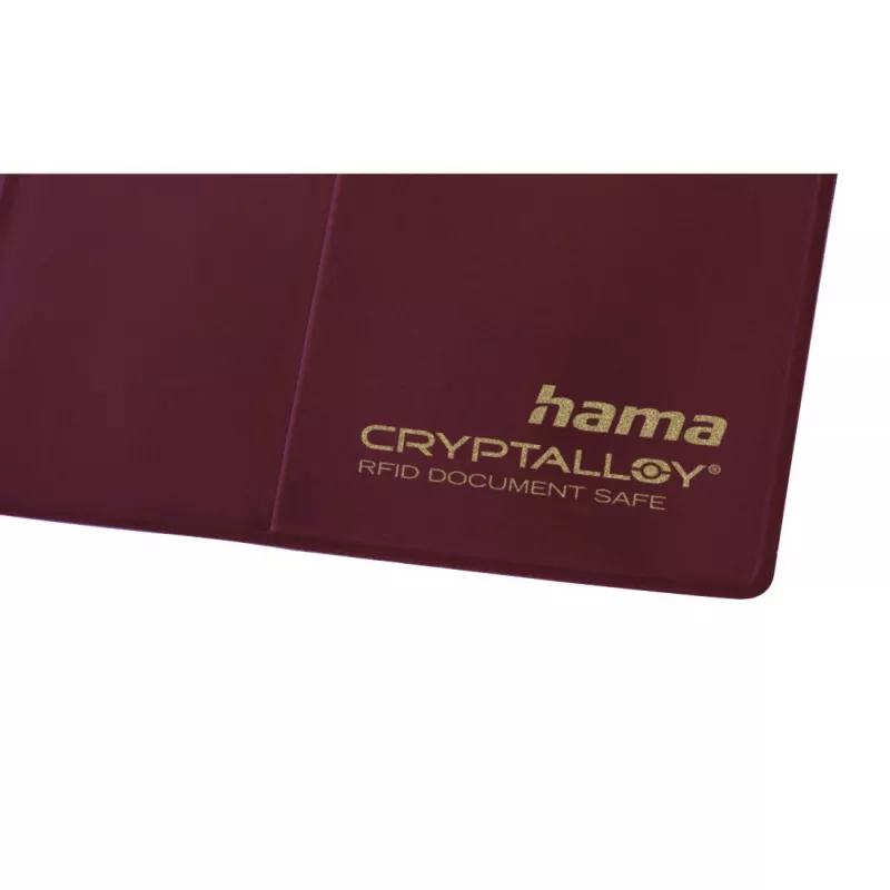 Hama International paspoorthoesje bordeaux polyethyleen