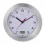 Hama Mauritius quartzhorloge rond zilver, wit