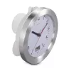 Hama Mauritius quartzhorloge rond zilver, wit
