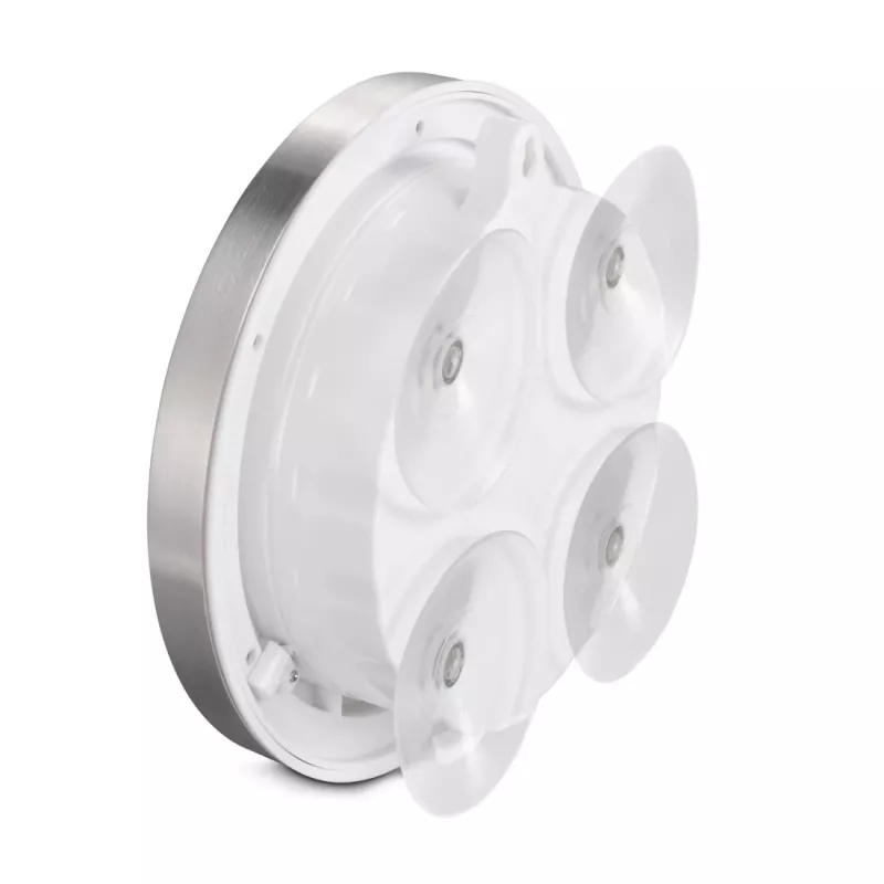 Hama Mauritius quartzhorloge rond zilver, wit