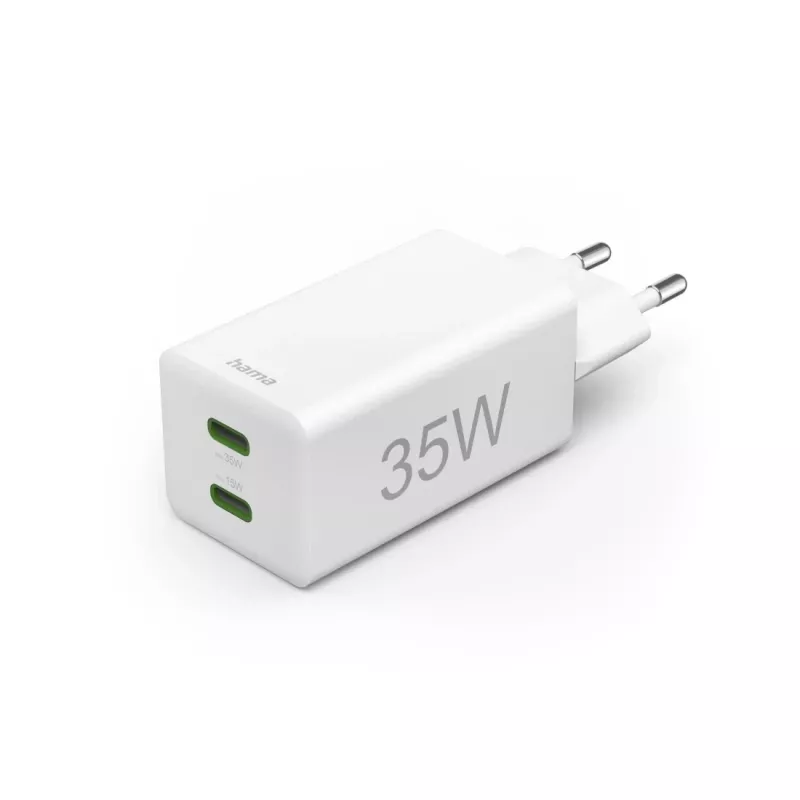 Hama 00125116 mobiel apparaat oplader powerbank, smartphone, tablet wit AC-snelladen binnen
