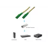 Glasvezel-patchkabel EQUIP E2000/APC naar E2000/APC 0,50 m singlemode OS2
