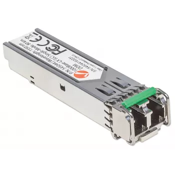 Intellinet transceiver-module optisch, Gigabit Fiber SFP, 1000Base-Lx (LC) single-mode-poort, 80 km, golflengte 1550 nm, MSA-conform, voldoet aan Cisco GLC-ZX-SMD, Ethernet, glasvezel, drie jaar garantie