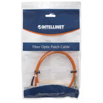 Intellinet glasvezel-patchkabel, OM2, LC/SC, 3 m, oranje, duplex, multimode, 50/125 µm, LSZH, glasvezel, levenslange garantie