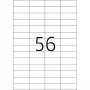 HERMA Premium A4-etiketten 52,5 x 21,2 mm, wit papier mat, 11200 stuks