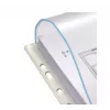 ELBA Uitbreidbare geperforeerde hoes, A4, PP, 0,2 mm kristalhelder, bovenaan open, met grote sluitklep (M670619)