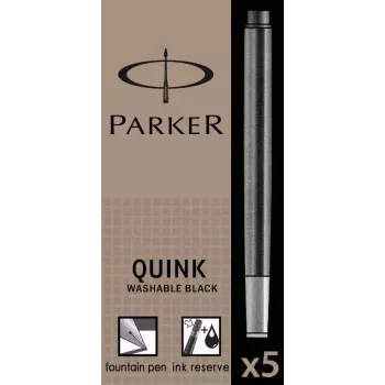 Parker Cartus zwart 5 stuks