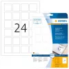 Herbruikbare etiketten HERMA 10108 A4 40x40 mm vierkant wit