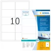 Herbruikbare adresetiketten HERMA 10316 A4 99,1x57 mm wit