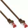 InLine 76403K patchkabel S/FTP (PiMF) Cat.6, bruin, 3 m