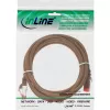 InLine 76403K patchkabel S/FTP (PiMF) Cat.6, bruin, 3 m