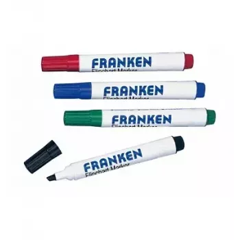 Marker Franken Z2203 4 stuks zwart blauw groen rood