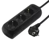 Hama 00108843 overspanningsbeveiliging zwart 3 AC-stopcontact(en) 230 V 5 m