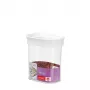 EMSA 513555 bewaardoos rechthoekige box 0,38 L transparant, wit