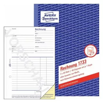Bedrijfsformulier Avery 1733