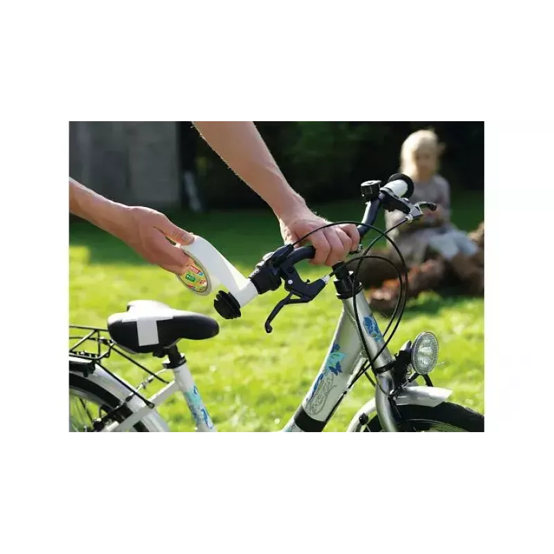 Plakband TESA 56431-01 10 m wit voor binnen- en buitengebruik