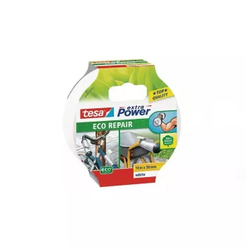 Plakband TESA 56431-01 10 m wit voor binnen- en buitengebruik