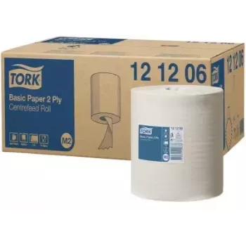 Papieren handdoeken Tork 121206 wit 160 m