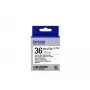 Epson labelcartridge Magnetic LK-7WB2 zwart/wit 36 mm (1,5 m)